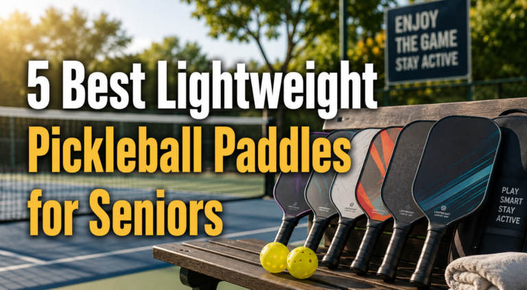 5 Best Lightweight Pickleball Paddles for Seniors (2026)