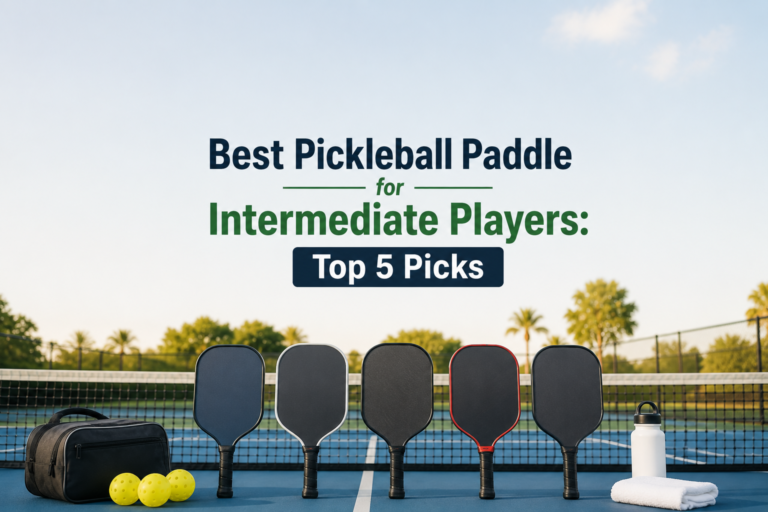 Best Pickleball Paddle for Intermediate Players: Top 5 Picks