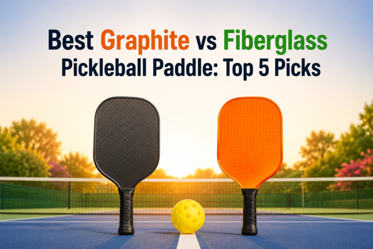 Best Graphite vs Fiberglass Pickleball Paddle: Top 5 Picks
